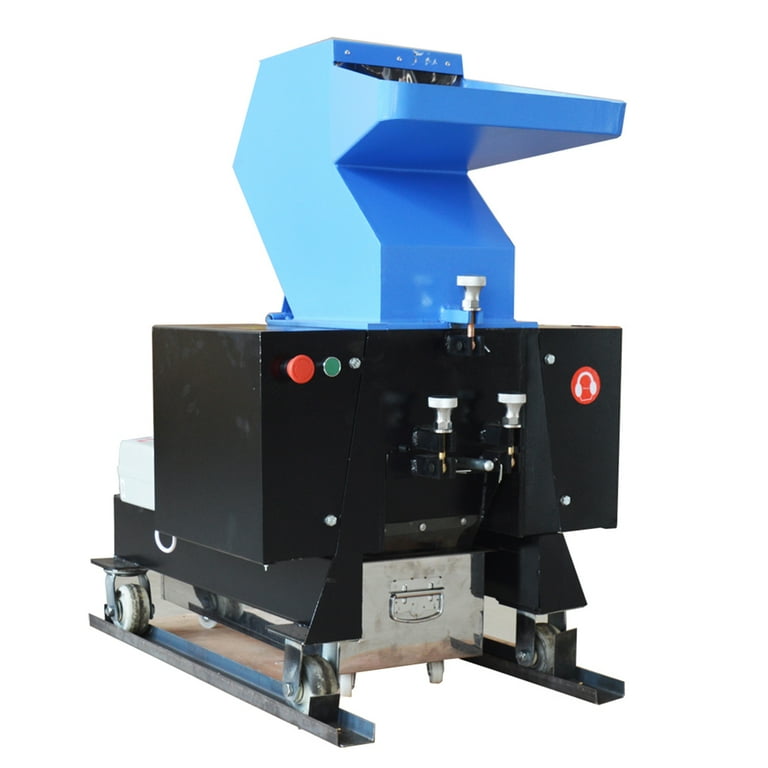 INTBUYING Plastic Shredder Grinder Machine Plastic Bottle Crusher  Granulator 4KW Heavy Duty Plastic Mill Pulverizer Grinding Machine