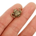 thumbnail image 2 of SHISUYAN 1 Set Miniature Tea Set Dolls House Mini Tea Pot Tiny Metal Tea Cups for Micro Landscape, 2 of 8