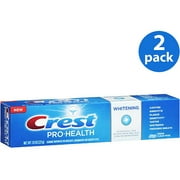 Crest Pro Health Fluoride For Anticavity, Antigingivitis And Sensitive Teeth Fresh Clean Mint Toothpaste 7.8 oz (Pack of 2)
