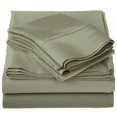 thumbnail image 1 of Egyptian Cotton 1200 Thread Count Solid Sheet Set  Queen-Sage, 1 of 5