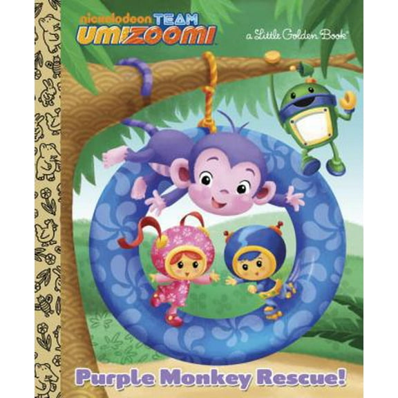 Pre-Owned Purple Monkey Rescue! (Team Umizoomi) (Little Golden Book) (Hardcover) 0307975894 9780307975898