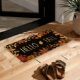 thumbnail image 7 of DERONA Fall Thanksgiving Decorative Door Mat Farmhouse Happy Fall Yall Doormat Autumn Buffalo Plaid Doormats Non Slip Fall Indoor Floor Mat Low Profile Entryway Rug for Autumn Holiday, 7 of 7