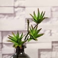 thumbnail image 2 of Efavormart Set of 3 | 13” Assorted Artificial Succulent Plants Yucca Aloe Vera Long Stem Mini Green Plants, 2 of 11