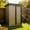 Black+Brown#75, variant on Outdoor Storage Shed 5FTx3FT Pent Roof Grey Outdoor Tool Bike Storage Garden Shed Tool House,Garden Storage Shed
