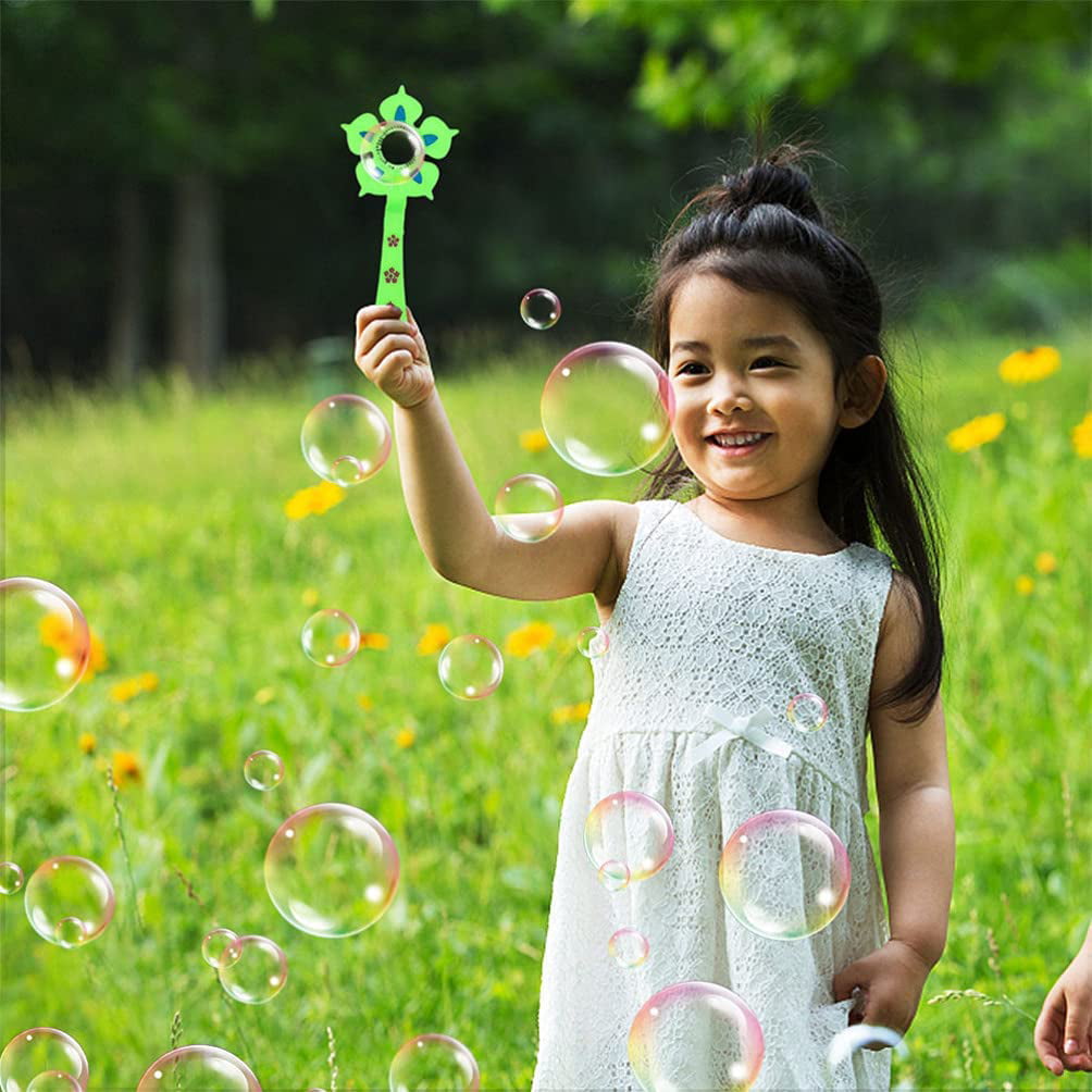 10pcs Children Mini Wand Bubble Blower Maker Outdoor Summer Party Toys Gift Set 