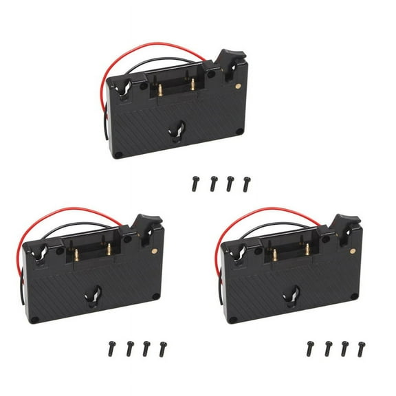 3X Gold Mount Battery Camera Adapter Plate for Camcorder Power B-Tap Battery