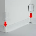 thumbnail image 3 of Baseboard Corner Blocks for 10Cm Height Baseboard Wall Base Corner Trim L Gold, 3 of 5