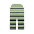thumbnail image 5 of Womens Shorts with Pockets High Waist Striped Side Slit and Button Five Quarter Shorts, 5 of 5