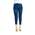 thumbnail image 2 of Bluberry Jean Court pour Femmes Claudia Délavé Moyen Indigo, 2 of 5