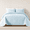 Aqua Blue-Twin, variant on Quilt Bedding Set Bluish Grey Ultrasonic Reversiblefiber Bedspread Lightweight Soft Modern Geometric Coverlet For All Seasons(1 1ow Sham)
