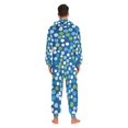 thumbnail image 4 of FORMRS Onesies Pajama for Adults Unisex Hoodie Winter Jumpsuit One Piece Sleepwear, Sizes S-2XL, Blue Dots, 4 of 7