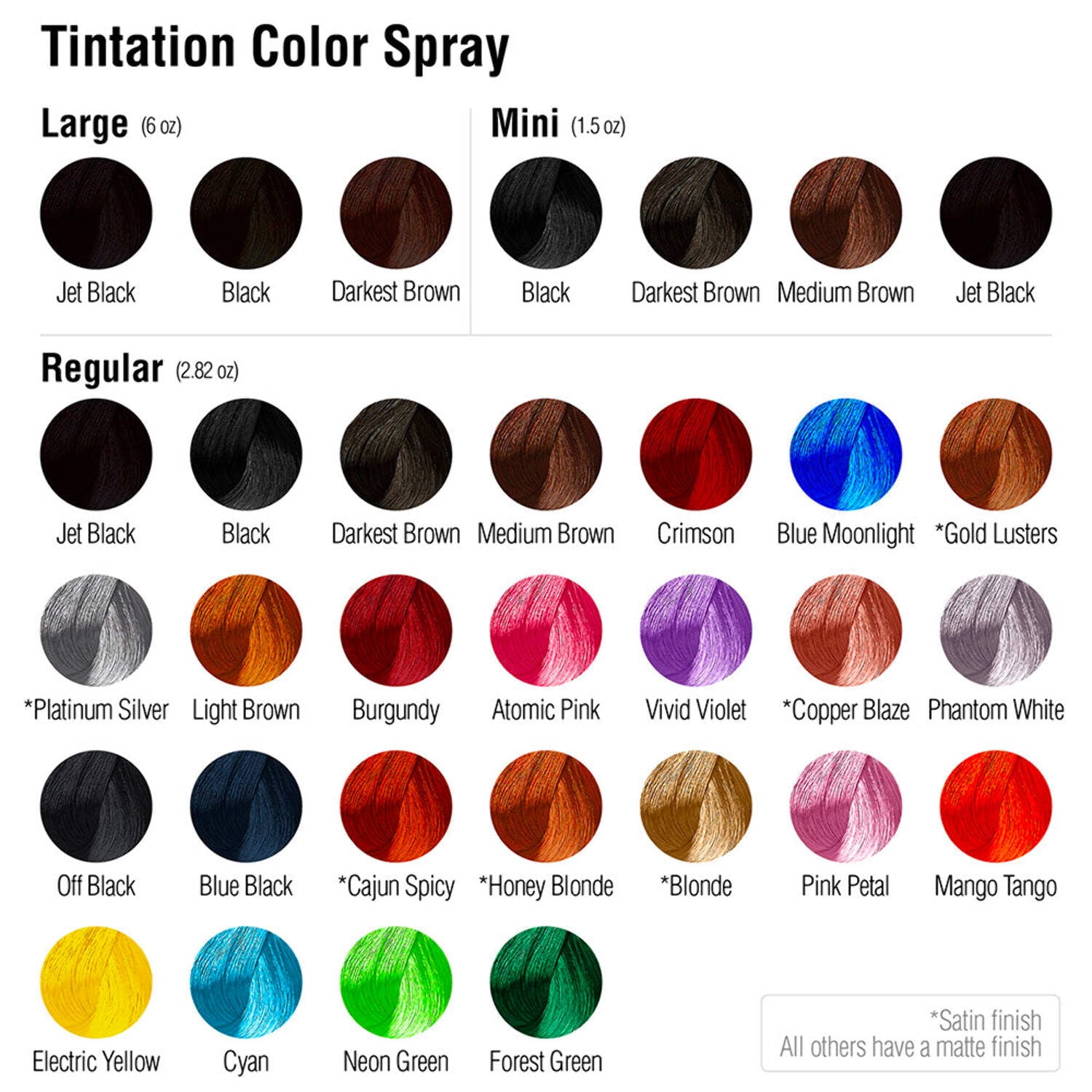 RED by Kiss Tintation Temporary Hair Color Spray, Extra Large Size, Instant Gray Root Cover Up, Water-Resistant, Smudge-Proof, Hairline & Barber Touch-Up, Quick Dry (Darkest Brown, 11.5 OZ)