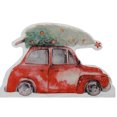 thumbnail image 1 of Lot De 12 Serviettes 3 Plis En Forme DArbre Sur Voiture Rouge - Lot De 6, 1 of 4