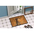 thumbnail image 2 of Carolines Treasures SS4899MAT 18 X 27 In. Chocolate Natural Eared Doberman Wipe Your Paws Indoor Or Outdoor Mat, 2 of 4