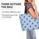 thumbnail image 2 of Balery Brown French Bulldog Bolsa Tote Estilo Estético con Cremalleras, Bolsa de Hombro, Bolsa de Compras Grande y Plegable, 2 of 8