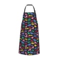 thumbnail image 2 of Lsque Colorful Excavator Waterproof Apron Chef Aprons for Men Heavy Duty Chemical Work Apron Extra Long Grilling Aprons with Adjustable Bib Apron, 2 of 9