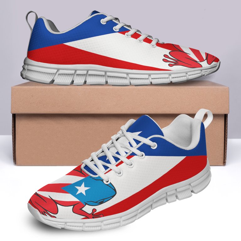 Puerto Rico Shoes Men Women Running Tennis Shoes Breathable Casual