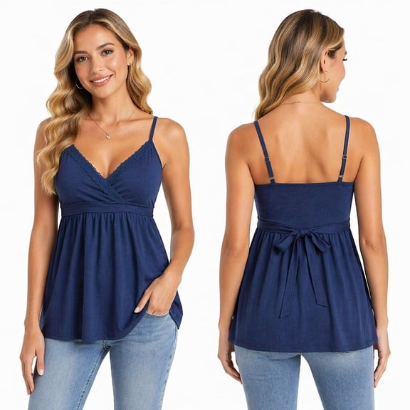 Knit Babydoll Cami, Womens