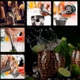 thumbnail image 3 of Kit de Barman, Prévenir la Déformation Set de Shaker de Cocktail en Acier Inoxydable Incassable pour la Fête pour la Barre, 3 of 8