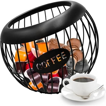 Coffee Pod Holder, Large Capacity K Cup Holder and Espresso Pod Holder, Coffee Pod Organizer for K cup Storage and Espresso Capsule Holder, Coffee Pod Storage