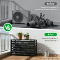 thumbnail image 5 of Miumaeov Air Conditioner Fence Screen AC Covers-Hide Outdoor Air Conditioner Outdoor Trash Can Pool Equipment Enclosure Panels, 5 of 12