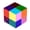 multicolour, variant on ZhuoChiMall CMY Color Cube, 1.6 inch (40mm) Acrylic Prism for Home or Office Desktop Decoration, Science Learning Toys Educational Gifts for Kids