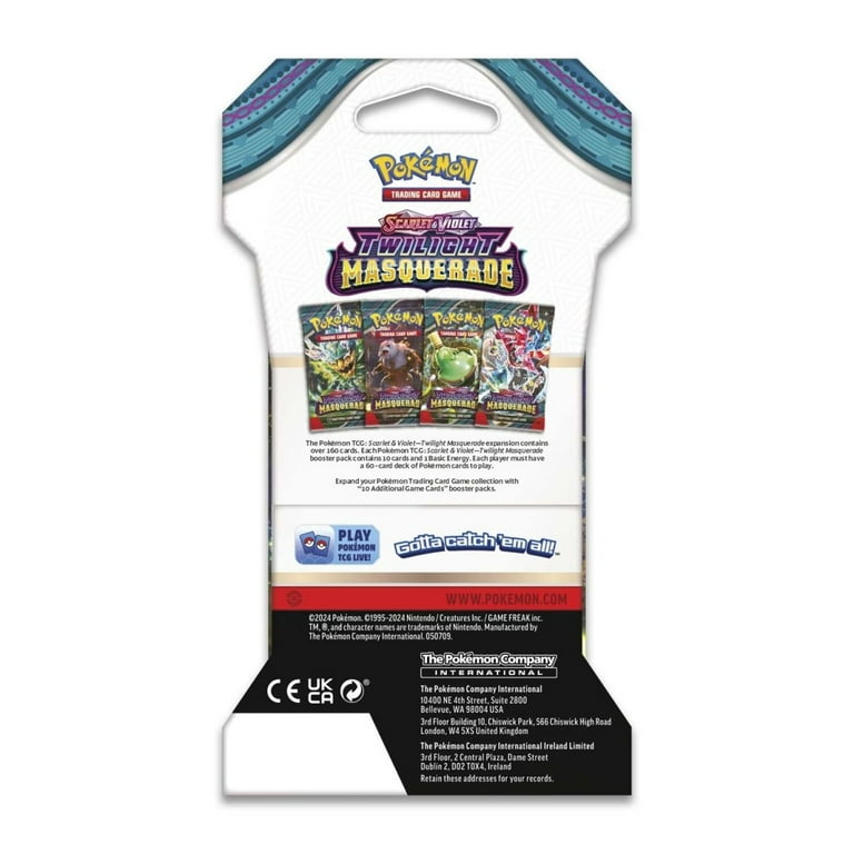 Pokemon Scarlet and Violet Twilight Masquerade Sleeved