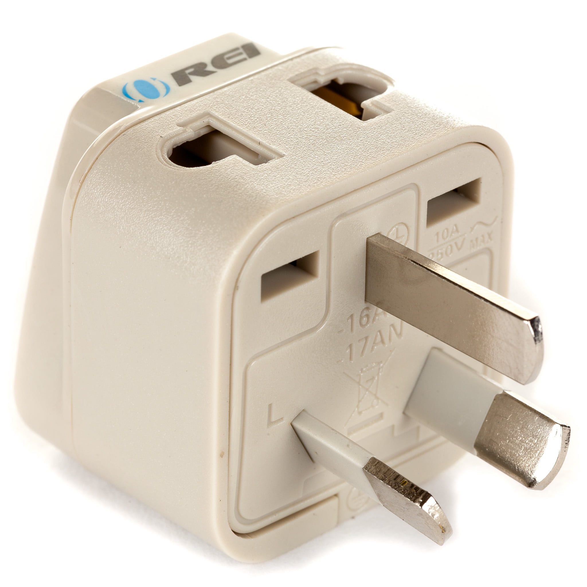 OREI WP-EF-GN Wonpro Universal 2-in-1 Schuko Plug Adapter Type E/F 2 Pack