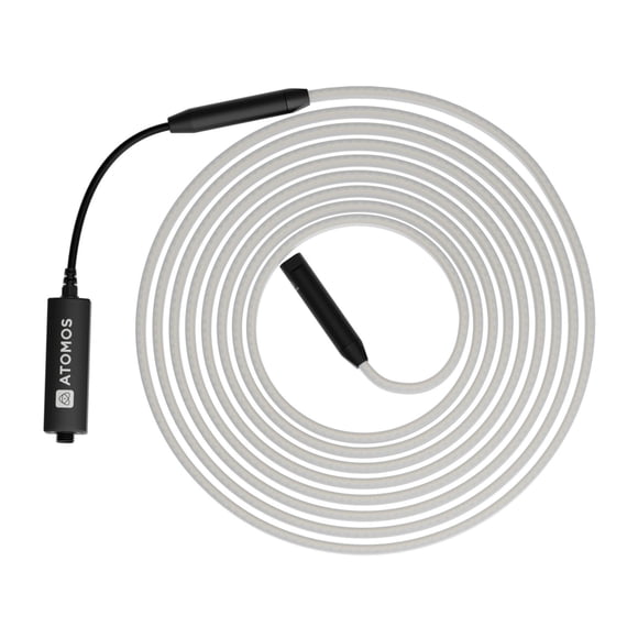Lámpara Atomos Sun Dragon Rope con diseño RGBAW de 5 colores, construcción flexible y resistente al agua (blanca, con difusor)