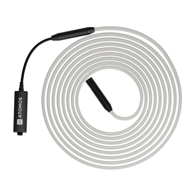 Lámpara Atomos Sun Dragon Rope con diseño RGBAW de 5 colores, construcción flexible y resistente al agua (blanca, con difusor)