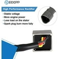 thumbnail image 3 of ECCPP Voltage Regulator Rectifier Fit for Club Car Precedent 4-cycle Gas Golf Carts 1025159-01 1028033-01 Rectifier Regulator, 3 of 7
