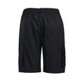 thumbnail image 2 of Summer Saving Clearance AXXD Gym Shorts Lady,Multi-pocket Overalls Shorts Loose Outdoor Shorts Sports Fitness Pants Workout Shorts Womens Pack Black S, 2 of 5