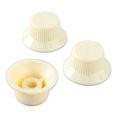 thumbnail image 4 of 3Pcs Guitar Control Knob, 1 Volume 2 Tone Fit Top Plastic Set Kit Instrument Accessory Replacement, 4 of 8