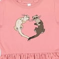 thumbnail image 4 of Inktastic Cute Ferret Heart Girls Toddler Dress, 4 of 5