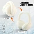 thumbnail image 5 of Women Ear Muffs Winter Girls Earmuffs Fuzzy Kids Ear Muff Cute Fluffy Ear Warmers Foldable Ear Covers Boy, 5 of 6