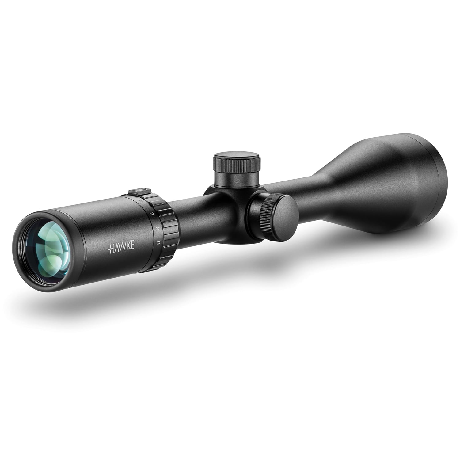 HAWKE Vantage 3-9x50 30/30 Reticle Riflescope with Match Mount 1in Medium Weaver Scope Rings (14130+22113)