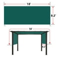 thumbnail image 3 of SUNRISEUMBRELLA 18' x 8.2' Universal Replacement Canopy Top Cover for Pergola Structure(Canopy Only)(Green), 3 of 5