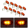 thumbnail image 2 of Marker Light, High Brightness Durable To Use Side Light, Pc Materials High  Low Power Consumption For Automobiles Trailers Indicator Lights Trucks Yellow, 2 of 8