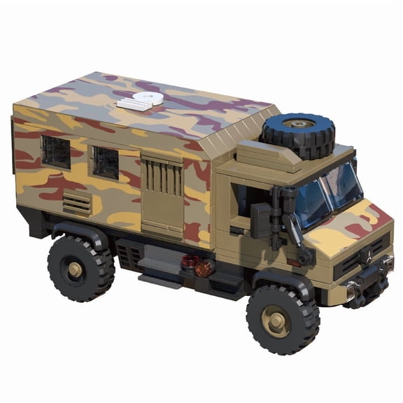Remocguys Army Truck Building Set Military Car Toys for Adults Compatible with Lego Cars 648 Pcs
