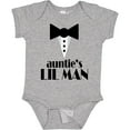 thumbnail image 3 of Inktastic Auntie's Lil Man Boys Baby Bodysuit, 3 of 5
