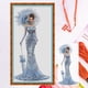 thumbnail image 3 of (JJH021) Hilo Algodón Ecológico 14CT 2 Hebras Tela Blanca 36*66CM Kit Serie Personajes Punto Cruz para Mujer, 3 of 8