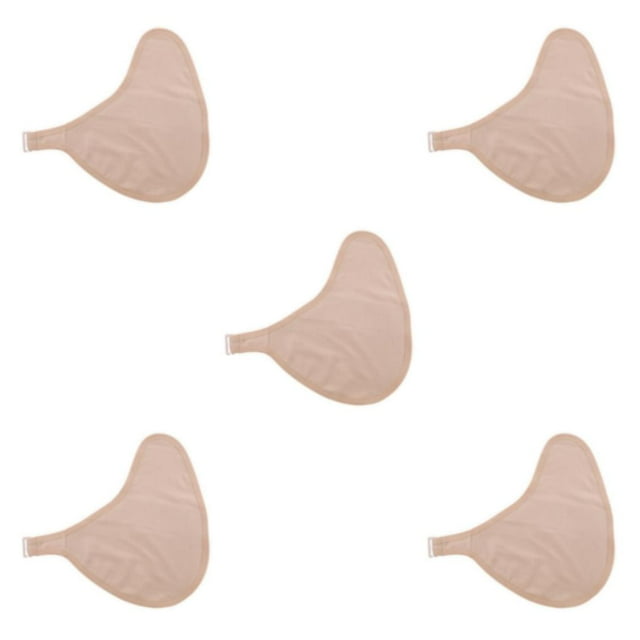 Decodeary Eft Hook Silicone Breast Forms Mastectomy Secure Pocket for Fake Boobs Enhanced Comfort M 5Set