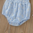 thumbnail image 5 of Baby Girl Summer Clothes Daisy Romper Straps Romper Dress Bodysuit +Headband, 5 of 7
