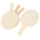 thumbnail image 2 of 4 piezas de palas de tenis de mesa sin pintar para niños y adultos, de madera en blanco, para pintar y manualidades, 2 of 8