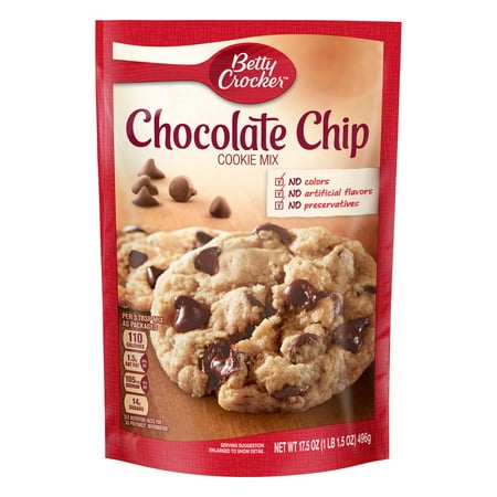 Betty Crocker Chocolate Chip Cookie Mix, 17.5 oz Box