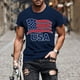 thumbnail image 1 of Tops para hombre, blusas y camisas de manga corta con cuello redondo para hombre, jersey informal de moda con estampado de cuello redondo para hombre, pantalones cortos deportivos para fitness, blusa, 1 of 5