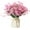 Pink, variant on HAOSHICS 10Pcs Artificial Spring Grass Orchid,Fake Silk Flower Bunches,UV Resistant Floral for Outdoor Indoor Home Garden Office Wedding Patio Vase Decor (rose red)