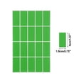 thumbnail image 2 of Unique Bargains 20 Pcs Handwritable Rectangle Gift stickers 1.57"x0.75" Fluorescent Green, 2 of 5