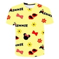 thumbnail image 1 of Camisetas de verano para niñas de Mickey Mouse, camisetas de manga corta para niños, ropa de la serie Disney con estampado 3D de dibujos animados, camisetas casuales dulces 7T Gao Jinjia LED, 1 of 2