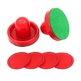 thumbnail image 1 of Air Hockey Pushers Pucks Plastic Red For Players Game Room Use 8Pcs 3.8In, 1 of 9